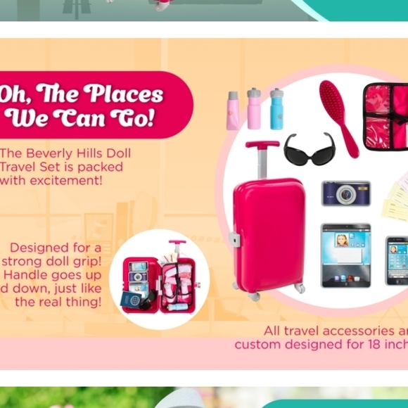 Beverly Hills Doll Collection for an 18 Inch Doll 16 Piece Accessories Set - Picture 5 of 6